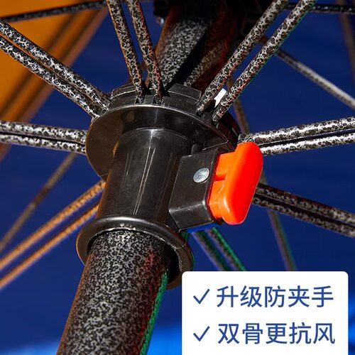 大号太阳伞户外遮阳伞摆摊伞做生意大伞大型地摊伞雨棚庭院广告伞