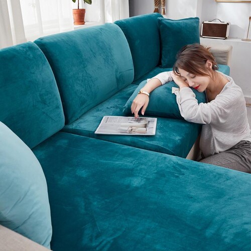 金丝绒弹力沙发套罩全包沙发防滑坐垫套沙发罩四季通用沙发笠