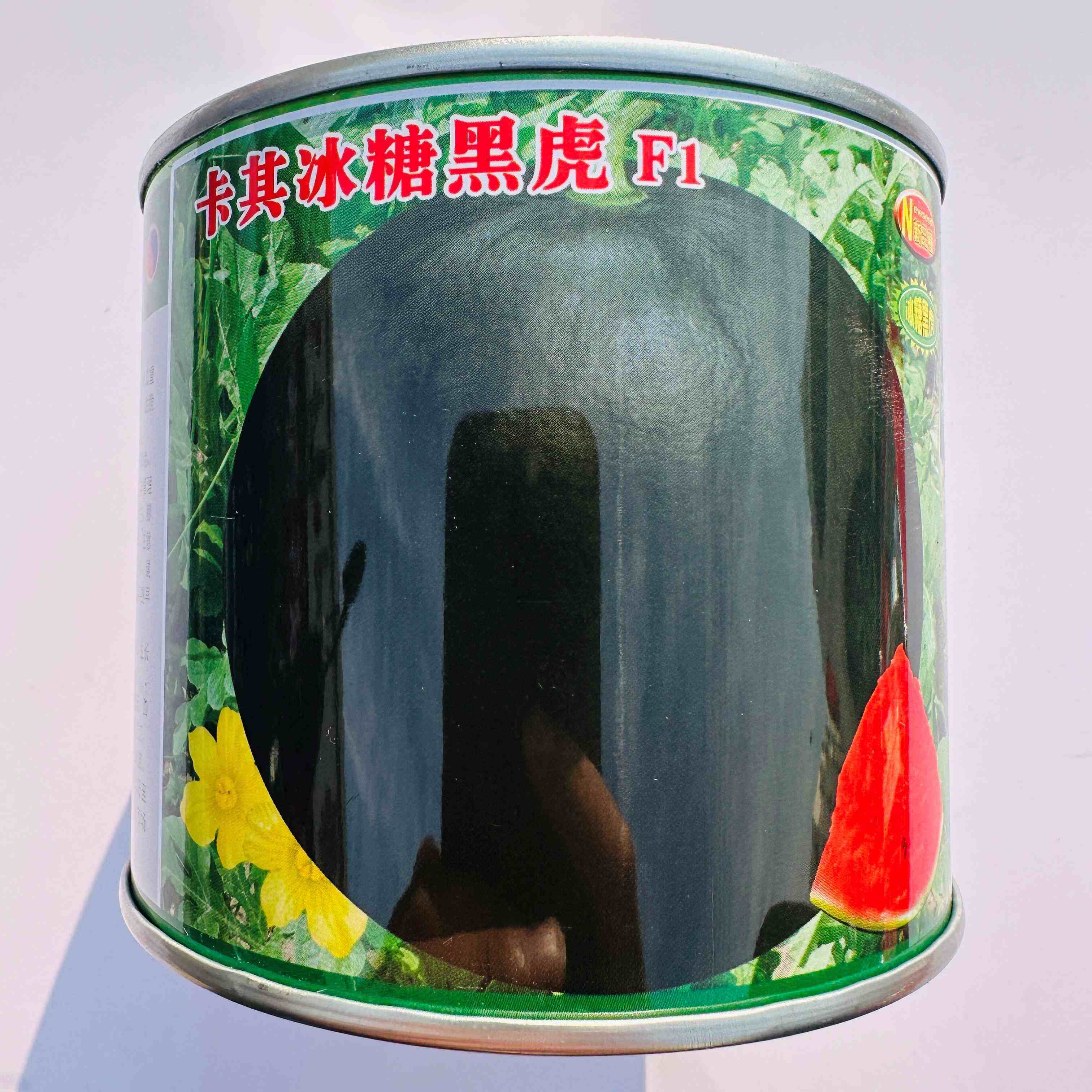 卡其冰糖黑虎西瓜种子耐重茬黑皮红瓤西瓜抗病高产大田基地春季播