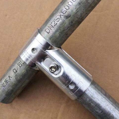好货32mm内径接头扣件不锈钢管卡扣镀锌管圆管连接件圆管配件寸管