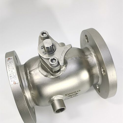 好货BQ41F-16P铸钢/304不锈钢一体式夹套保温高温法兰球阀DN25 50