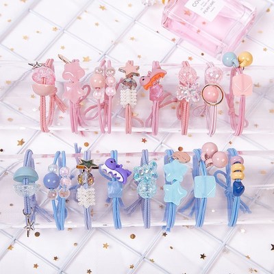 甜美可爱头绳女成人发圈网红小清新扎头发初中生皮筋简约发绳头饰