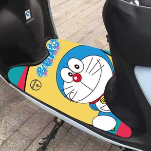 电动车脚垫通用DIY卡通自行摩托踏板车大小龟王防滑脚踩垫子