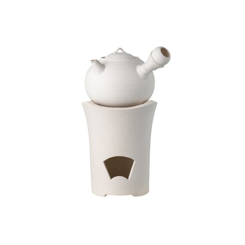 日式炭炉小号白泥凉炉烧炭煮水炉红泥泥炉大壮炉潮州工夫茶炉碳炉