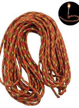 25feets Outdoor Wax Dipping Ignition Cord Tinder Wick Hemp