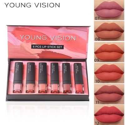Lipstick Set 6 Pcs Waterproof Liquid Lipsticks Set