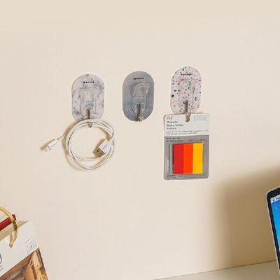 5pcs Strong Self Adhesive Door Wall Hangers Hooks Cute
