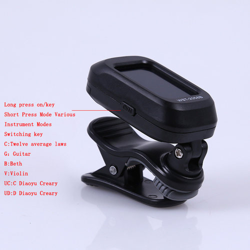 极速Folk Acoustic Guitar Tuner Violin Ukulele Bass Electroni