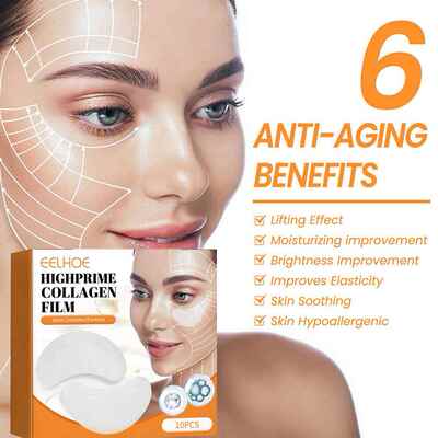 5Pairs Collagen Soluble Film Anti Aging Wrinkles Remove Dark