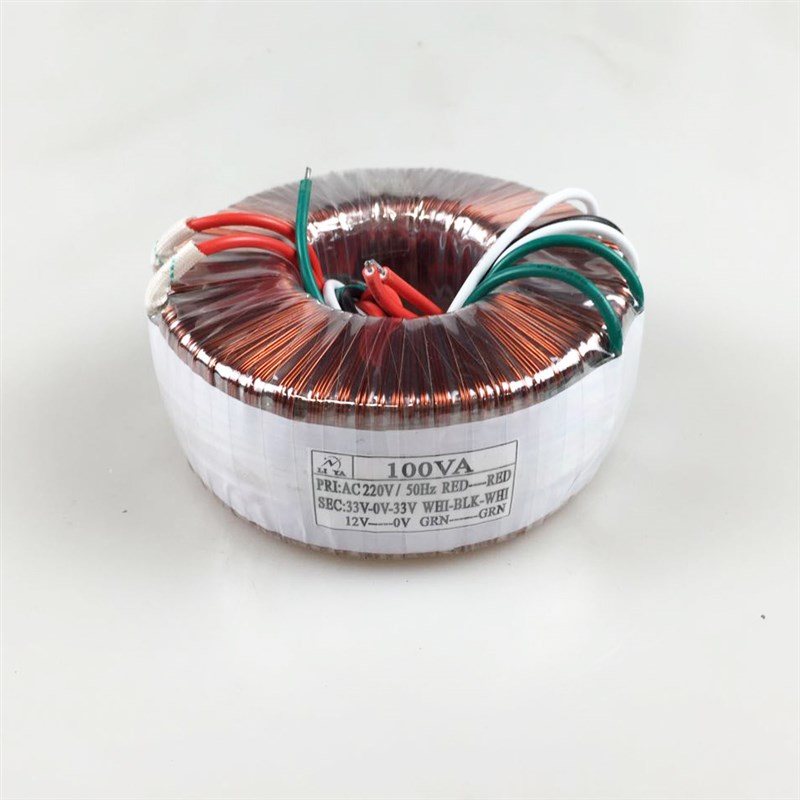 100W环形变压器 220V转双33V12V干式隔离电源 纯铜足功率电子配件