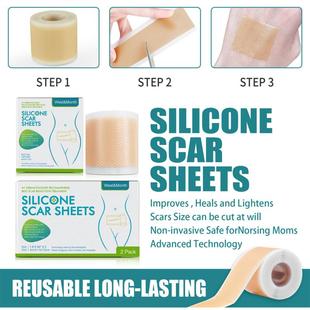 Self-Adhesive Scar Removal Silicone Gel Tape Sticker Sheet
