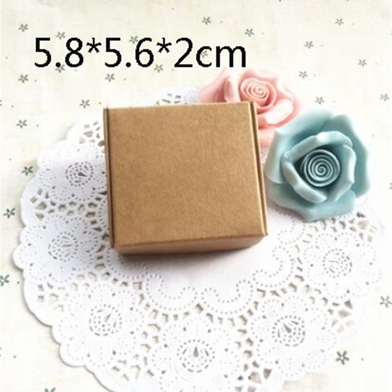 FREE SHIPPING kraft gift paper boxes packaging handmade soap
