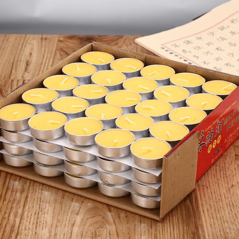 1-8小时酥油灯供佛灯酥油蜡烛油灯家用小蜡烛佛供灯佛堂蜡烛