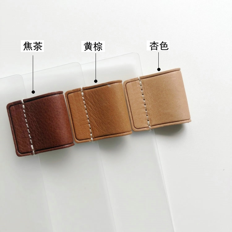 新品活页真皮笔插隔板A7-A6-A5六孔通用pp透明隔页可夹笔手帐植鞣