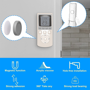 Strong Wall for Magnetic Fridge Hook Hooks Holder 2Set Mount