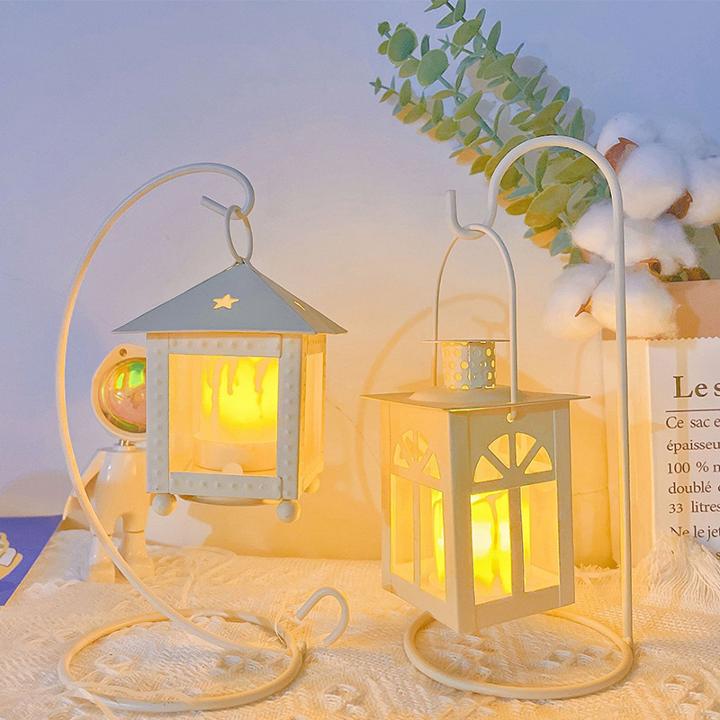 创意烛台小夜灯高级感卧室床头睡眠灯ins风情人节送闺蜜生日礼物