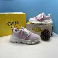 商场撤柜CAM女童8563春秋款童鞋跑步鞋新款网面透气防滑软底儿童