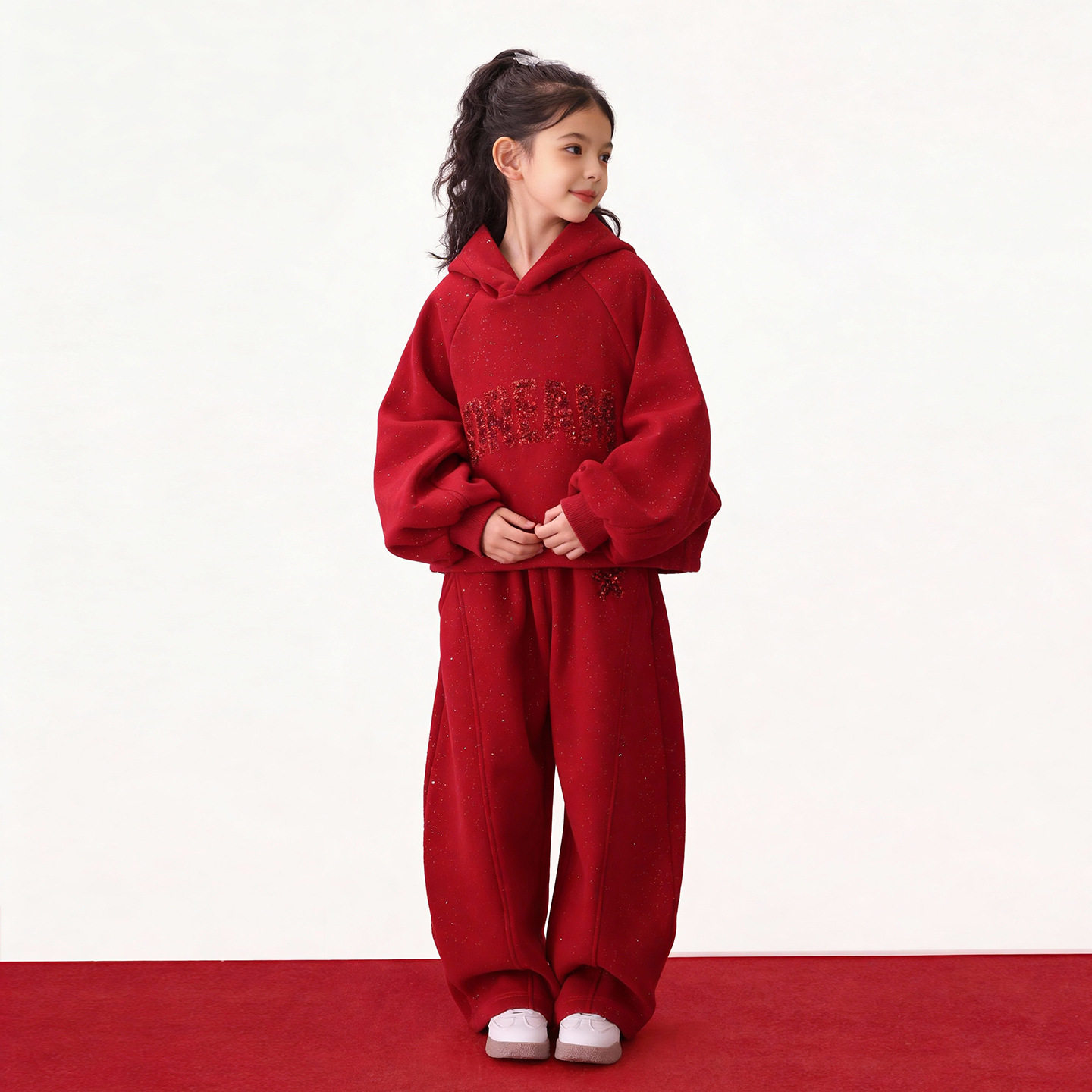 2026马年本命年衣服女童冬12岁女大童红色卫衣套装儿童喜庆拜年服,童装/婴儿装/亲子装,套装,淘宝优惠券,粉丝福利购,淘宝优惠卷