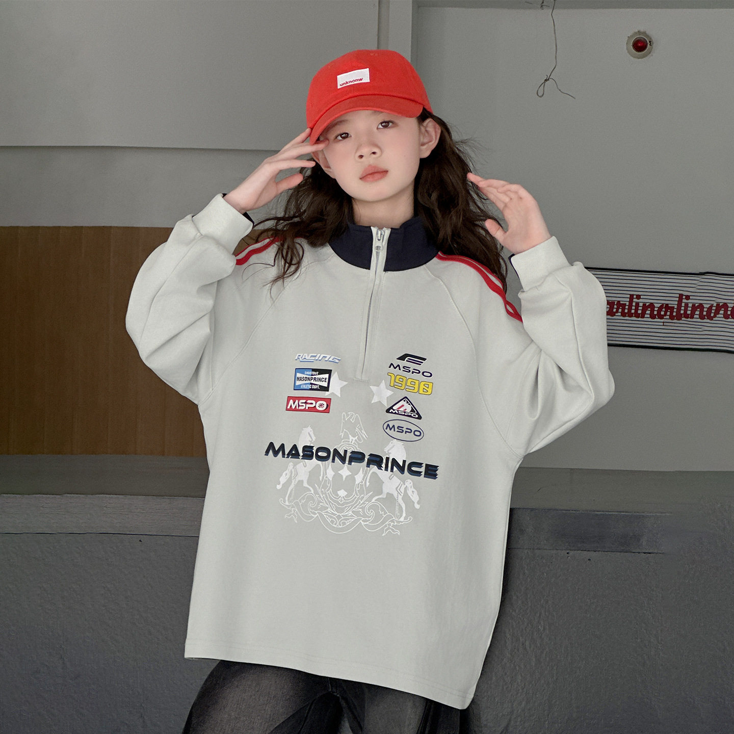 女童2026新款春秋连帽运动卫衣