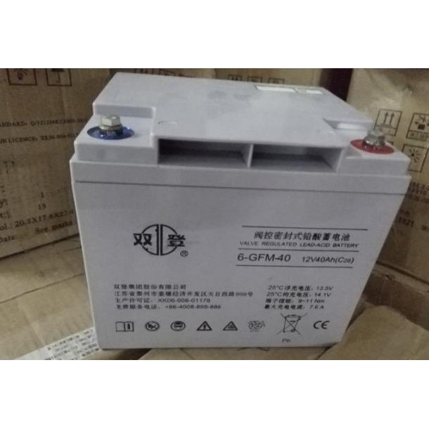 双登6-GFM-40 12V40AH 蓄电池UPS电源直流屏电力系统消防主机电瓶
