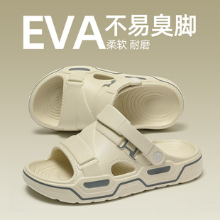 外穿沙滩软底踩屎感室外家居拖鞋 2025新款 夏季 EVA男士 男批发 凉鞋