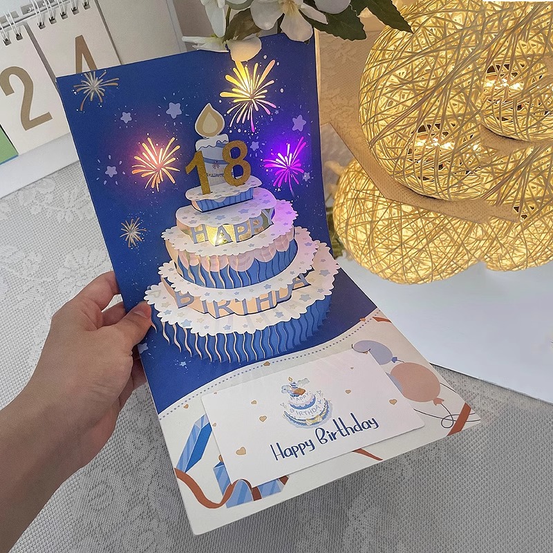 生日贺卡立体创意diy高级感手工