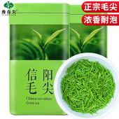 信阳毛尖2025新茶叶正宗特级信阳春茶嫩芽绿茶浓香型罐装 自己喝