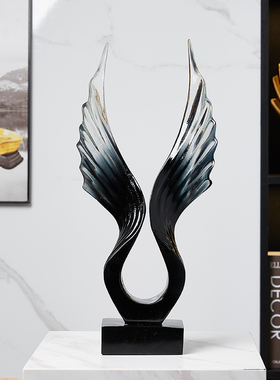 酒柜装饰品摆件轻奢高档客厅电视柜家居饰品办公室工艺品大鹏展翅