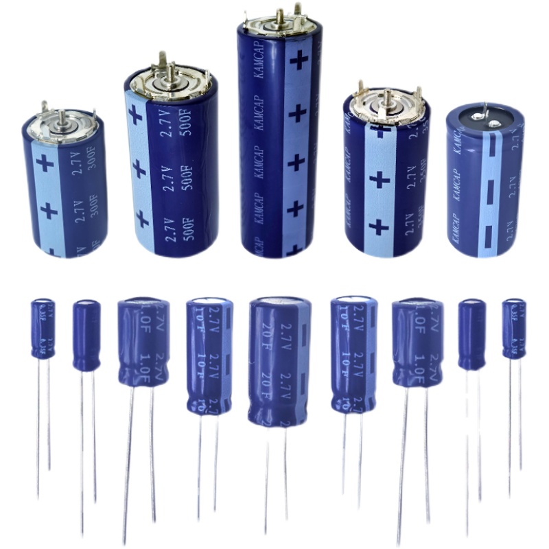 新品2.7V超级电容0.1F1F3.3F5F10F800F储能UPS真空开关RAM用法拉
