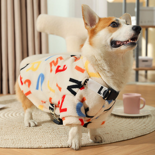 柯基衣服冬季 狗狗棉衣 保暖柴犬幼犬中型犬秋冬装 加厚宠物防掉毛