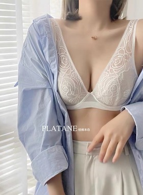 梧桐本色女士内衣大胸显小收副乳调整型性感内衣女士内衣