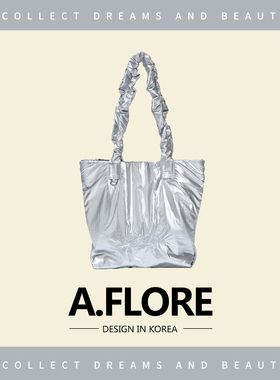 A.FLORE新款高质量韩系单肩包流光软感托特包大容量时尚轻便百搭