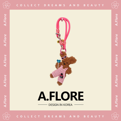 熊熊毛绒包包挂件小饰品A.FLORE