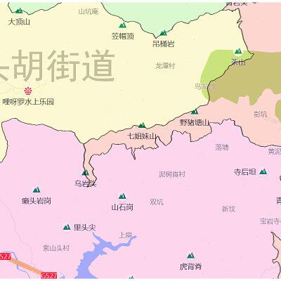 宁海县地图1.15m丽水市家用折叠高清办公室书房新款装饰画墙贴