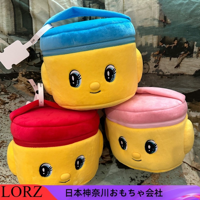 日本LORZ毛绒化妆包旅行收纳便携复古福而可福尔可收纳包,收纳整理,化妆包,淘宝优惠券,粉丝福利购,淘宝优惠卷