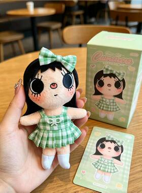 日本KUSUGURU绿色蝴蝶结小玉包包挂件毛绒公仔钥匙扣送生日礼物