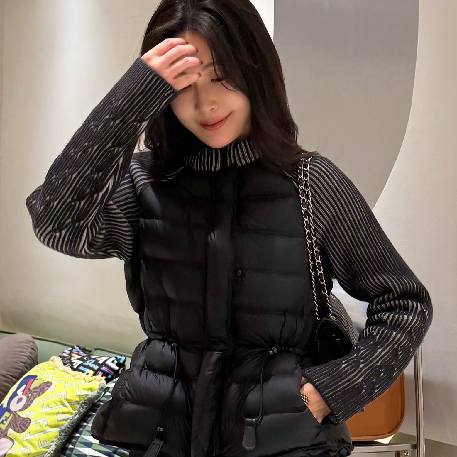 【森林之语】新款百搭羊毛七分裤休闲裤 YK106