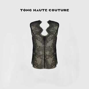 青苔 百搭背心 春季 蕾丝时尚 YY26021 新款