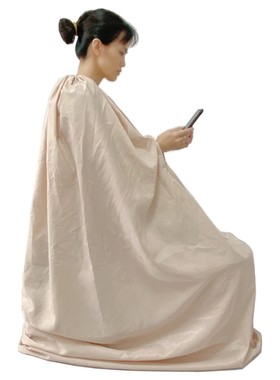 家用纯棉全身熏蒸罩艾灸仪器坐灸椅凳熏蒸服坐熏桑拿汗蒸熏衣罩