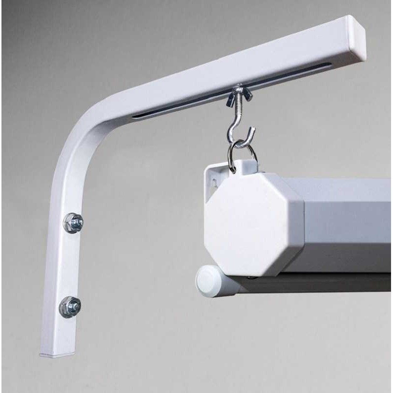 投影仪幕布幕吊架安装挂钩90度L型勾支撑架吊臂支架快装金属商务