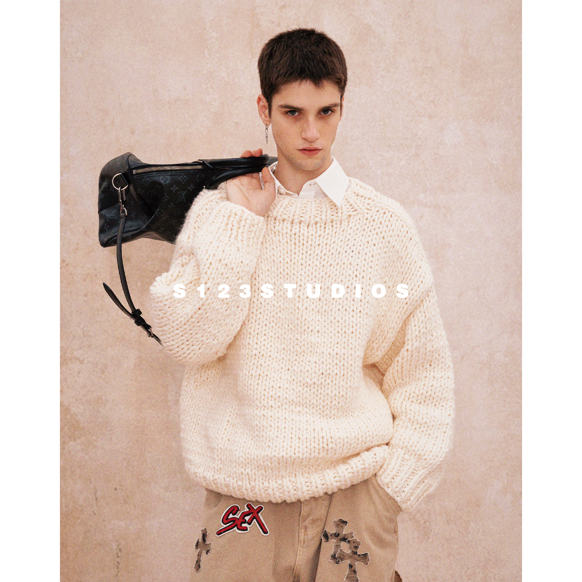 2025新款纯色宽松毛衣