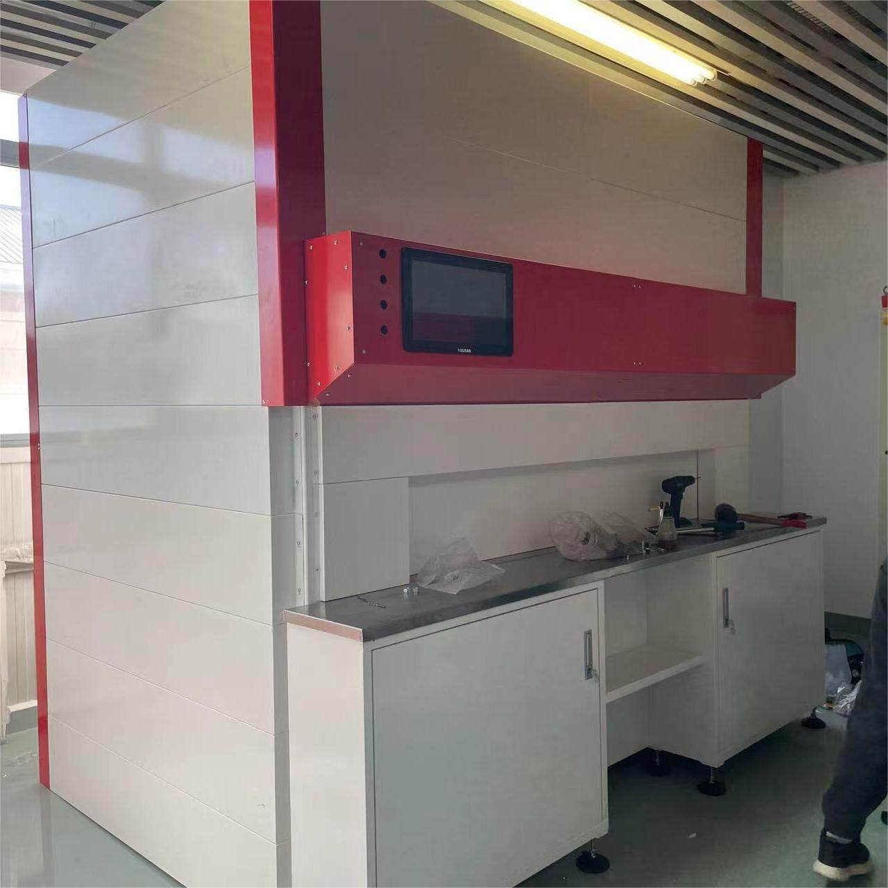 智能回转柜自动档案管理柜垂直可升降定位选层柜电脑联网盘库柜