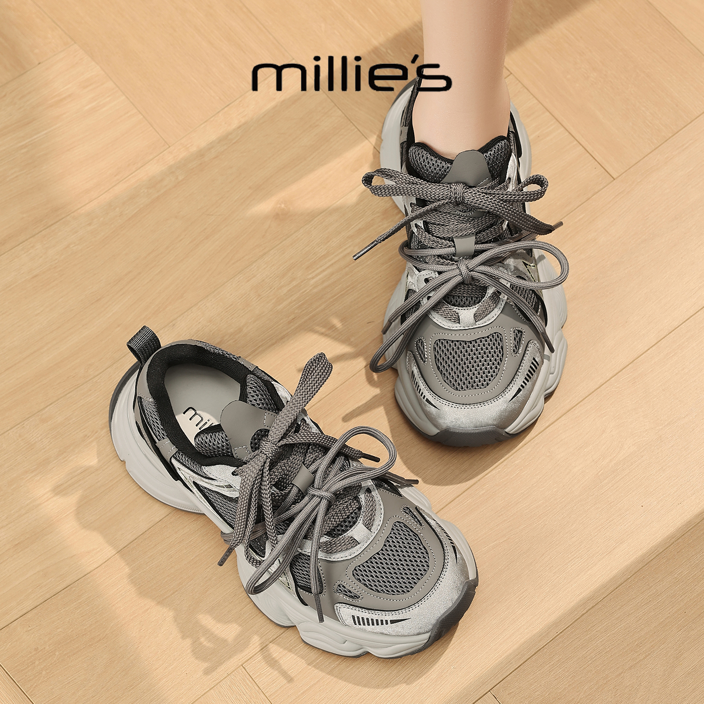 MILLIE'S/妙丽真皮时尚休闲鞋