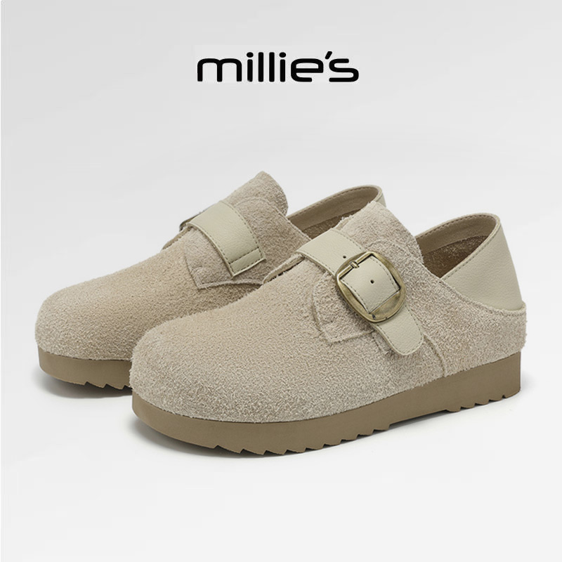 MILLIE'S/妙丽法式复古勃肯鞋