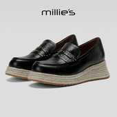 百搭勃肯鞋 MILLIE 平底低跟小个子时尚 休闲鞋 妙丽2025新款
