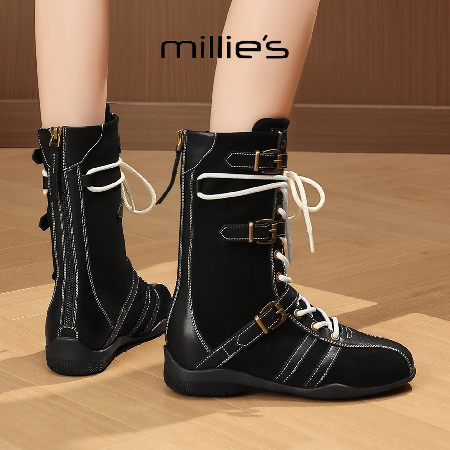 MILLIE'S/妙丽烟筒靴女款