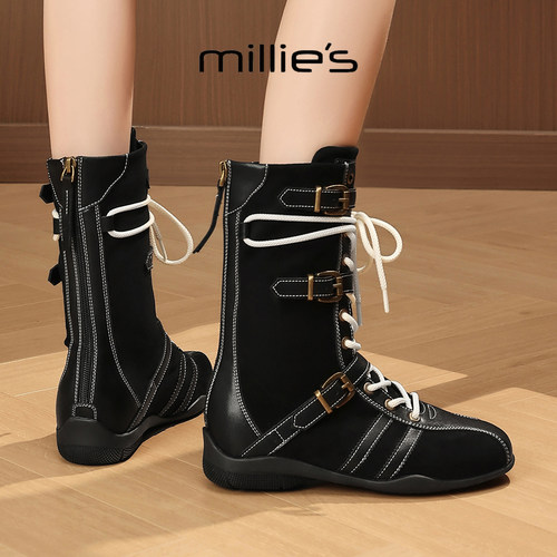 MILLIE'S/妙丽烟筒靴女款