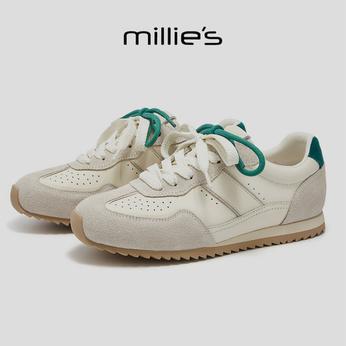 MILLIE'S/妙丽复古平跟休闲鞋