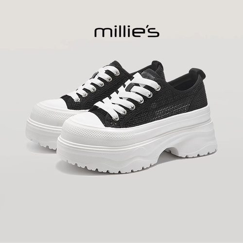 MILLIE'S/妙丽厚底玛丽珍鞋女