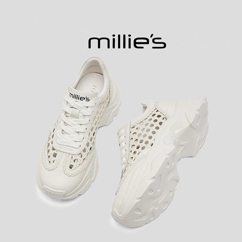 顺丰包邮圆头厚底增高镂空凉鞋女